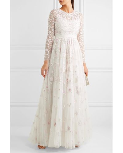 needle and thread rosette gown