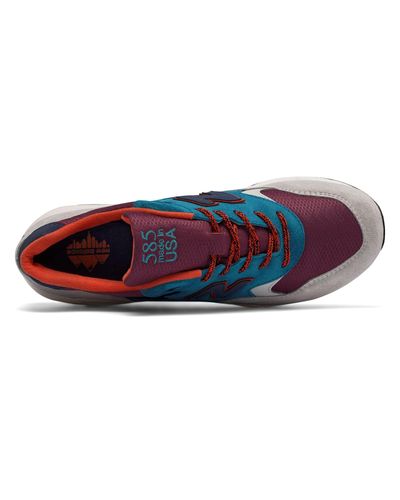 New Balance Suede 585 Made In Usa in Blue for Men | Lyst