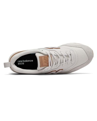 New Balance Leather 997h in Grey/Beige (Metallic) for Men | Lyst UK