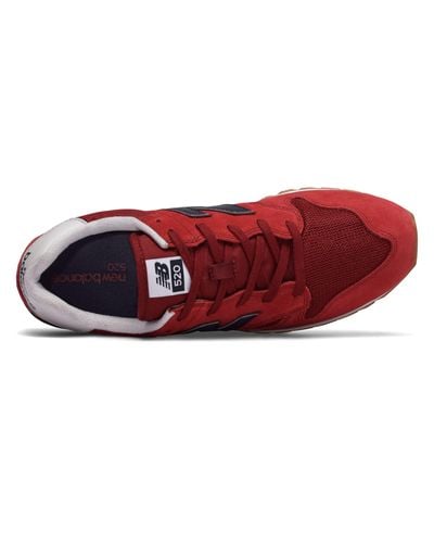New Balance Rubber New Balance 520 Shoes in Red for Men - Lyst
