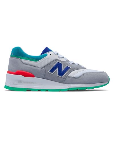 New Balance Suede New Balance 997 Coumarin Pack Shoes in Blue for Men - Lyst