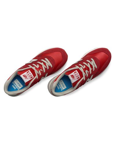 New Balance Suede 580 Elite Edition Revlite In Red For Men Lyst