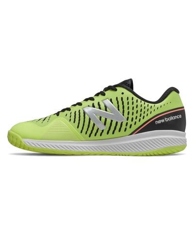 New Balance Synthetic Padel 796v2 Tennis Shoes in Green/Black/Pink ... بولي جل