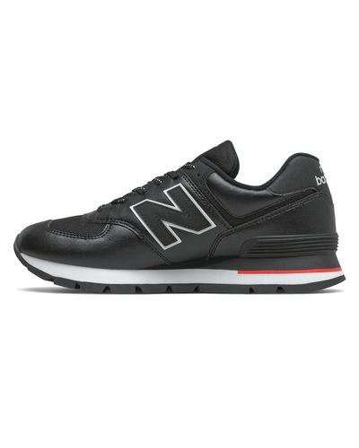 New Balance 574 Rugged in Black/Red (Black) for Men - Lyst