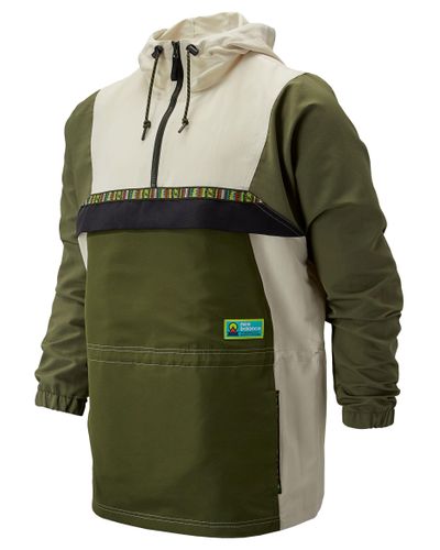 New Balance Unisex Nb Athletics Unisex Trail Anorak in Green | Lyst
