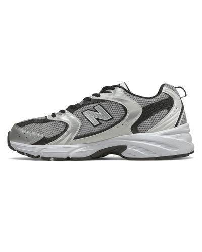 new balance 530 silver mink black