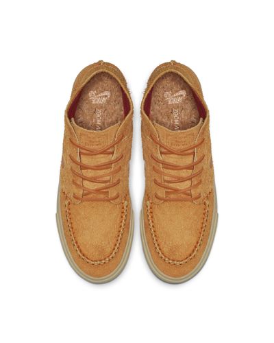 Nike Sb Zoom Stefan Janoski Mid Crafted Skate Shoe In Orange For Men Lyst Nike Sb Zoom Stefan Janoski Mid Crafted Skate Shoe In Orange For Men Lyst