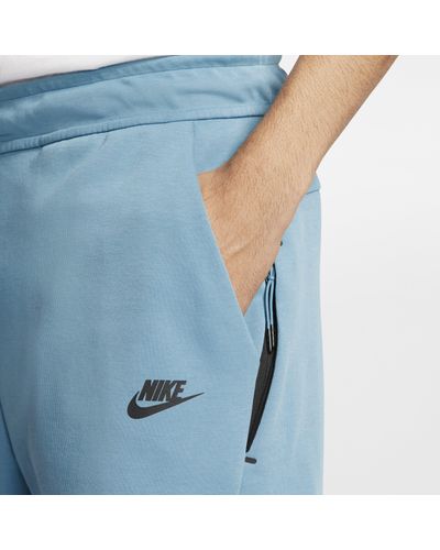 light blue tech fleece shorts