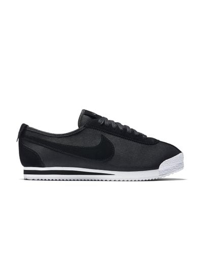 cortez black suede