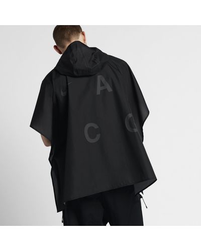 Nike Synthetic Lab Acg Poncho in Black for Men - Lyst