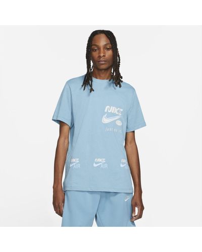 cerulean blue nike shirt