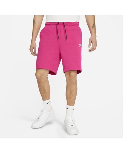 pink fleece nike shorts