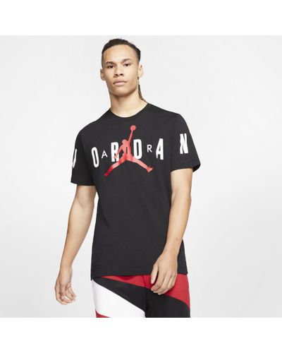 Nike Cotton Jordan Stretch Short-sleeve Crew (black) for Men - Lyst