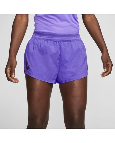 lavender running shorts