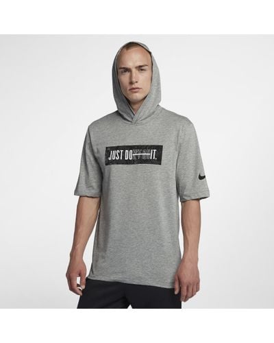 nike dri fit hooded t shirt