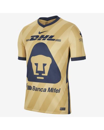 Nike Pumas Unam 2020/21 Stadium Third Soccer Jersey (truly Gold) in Metallic for Men - Lyst