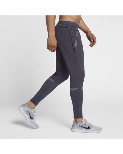 Nike Swift Running Trousers in Grey (Grey) for Men - Lyst