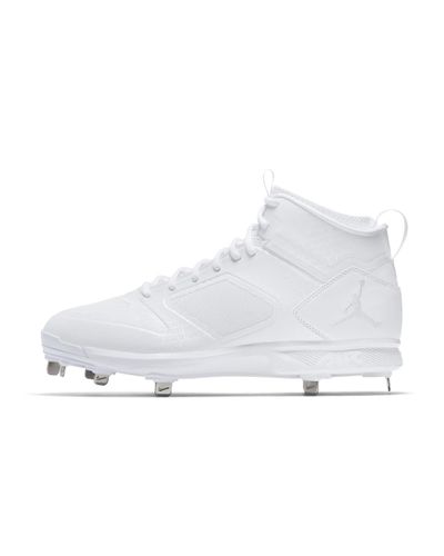 nike baseball cleats all white