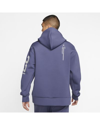 Felpa in fleece con cappuccio Jordan 23 Engineered da Uomo di Nike in Viola  | Lyst