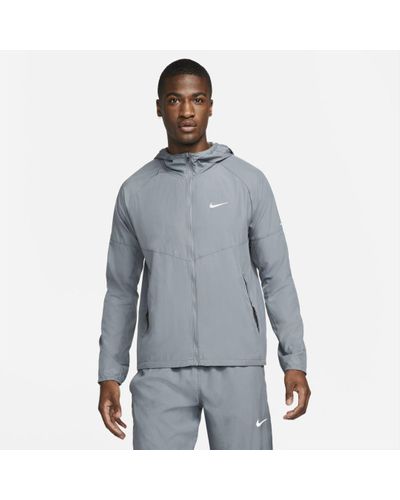 Nike Synthetic Repel Miler Running Jacket in Smoke Grey,Smoke Grey ...