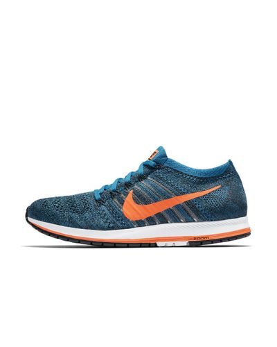 Nike Zoom Flyknit Streak Running Shoe in Blue for Men - Lyst
