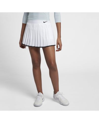 nike white victory tennis skirt