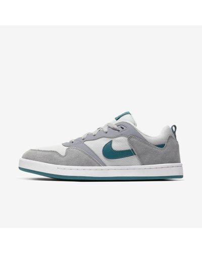 Nike Suede Sb Alleyoop Skate Shoe in Particle Grey (Gray) for Men | Lyst