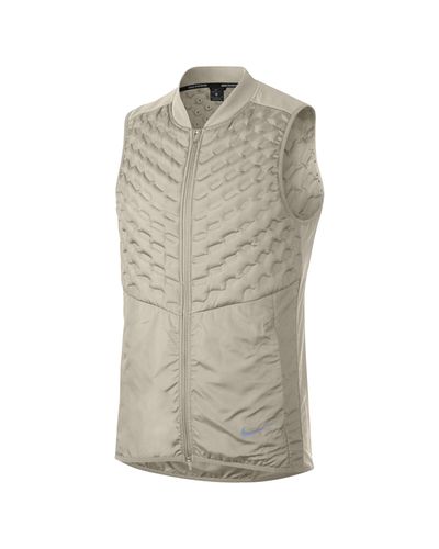 Nike Aeroloft Running Gilet in Cream 