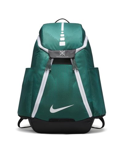 green nike elite backpack