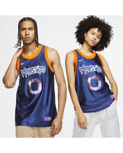 Nike Synthetic Lebron X Monstars Dna Jersey in Blue for Men - Lyst