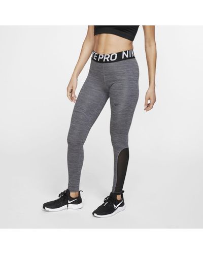 nike pro tights black