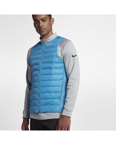 Nike Aeroloft Golf Gilet in Blue for 
