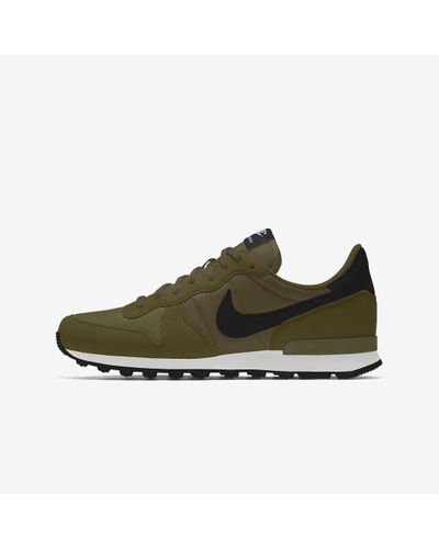 nike internationalist mens green