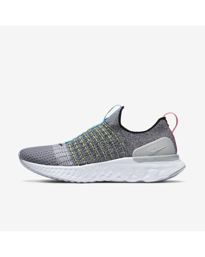 nike react phantom run flyknit white