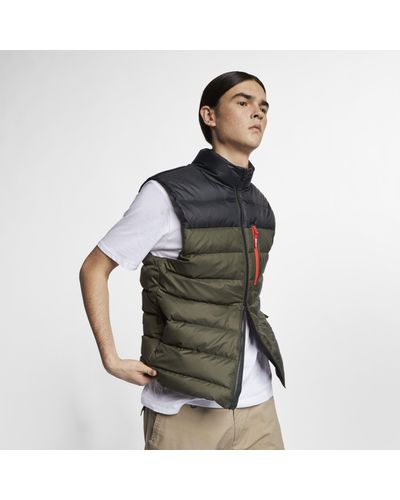 Nike Sb Down Fill Skateboarding Gilet in Black for Men - Lyst