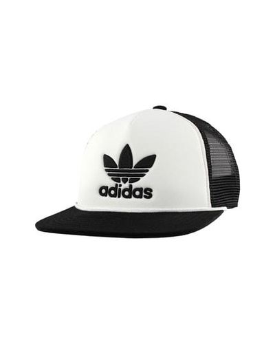 adidas trefoil trucker hat