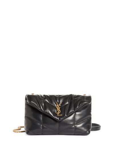 saint laurent loulou toy puffer leather shoulder bag