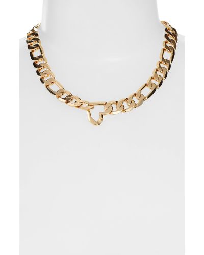 Jenny Bird Vera Chain Necklace in Metallic - Lyst