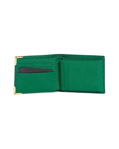 MCM Leather Small Rgb Coin Wallet in Green for Men - Lyst