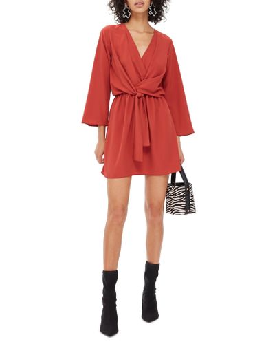 topshop knot dress