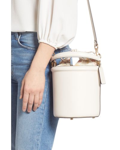 coach drawstring bucket bag