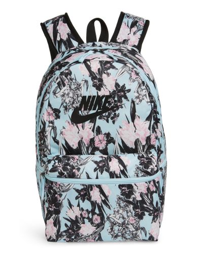nike heritage floral backpack