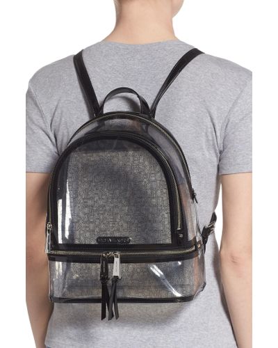 clear michael kors backpack
