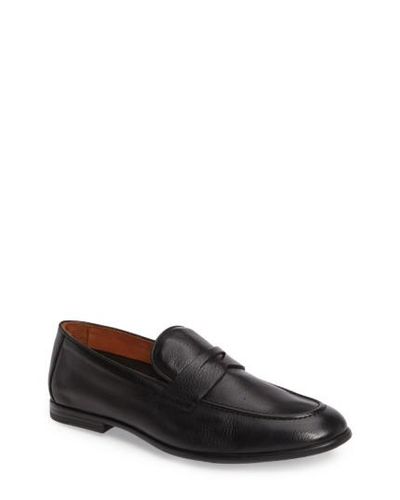 vince comrade leather penny loafer