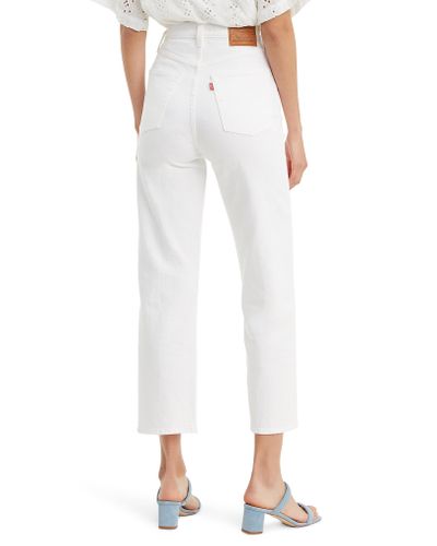 levi's white skinny stretch jeans