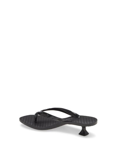 sigerson morrison kitten heel flip flop