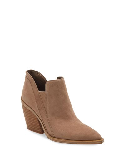 vince camuto gradina block heel bootie