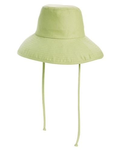 Lack of Color Holiday Cotton Canvas Bucket Hat - Green