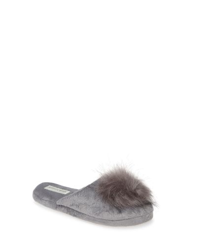 Patricia Green Daisy Slipper in Gray - Lyst