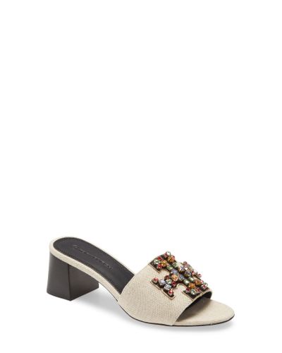 tory burch ines mid heel slide